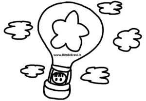 Disegno mongolfiera